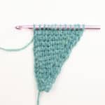 Tunisian Crochet: How to Increase to Create a Triangle Scarf
