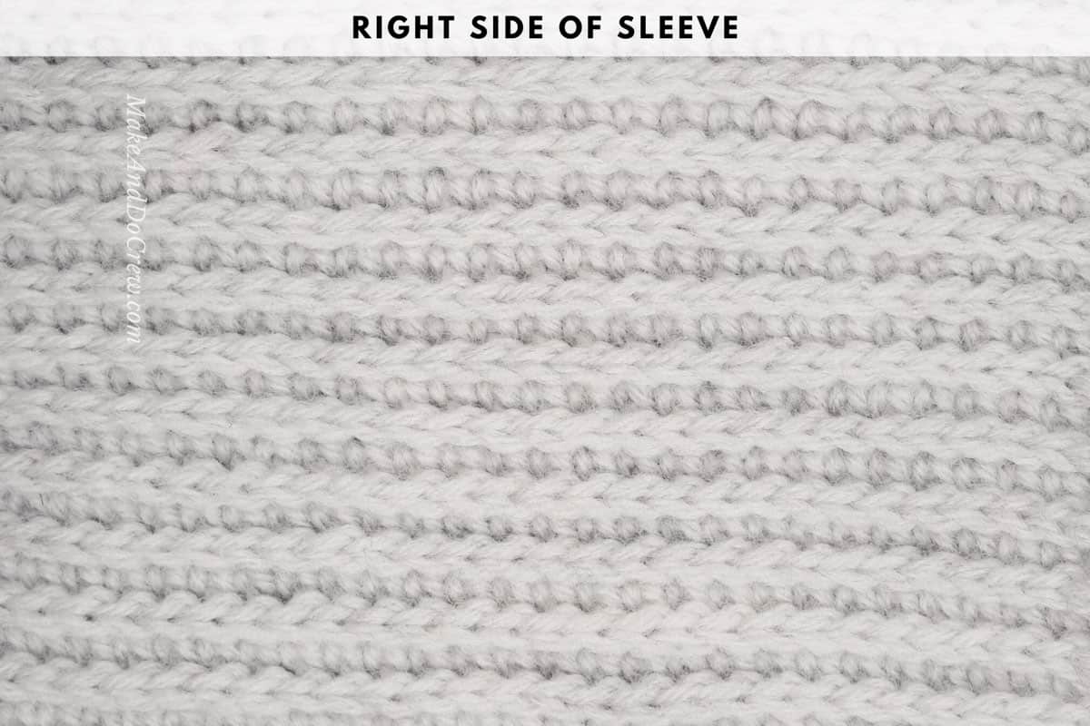 Single crochet and slip stitch crochet ribbing, which has the look of knitting.