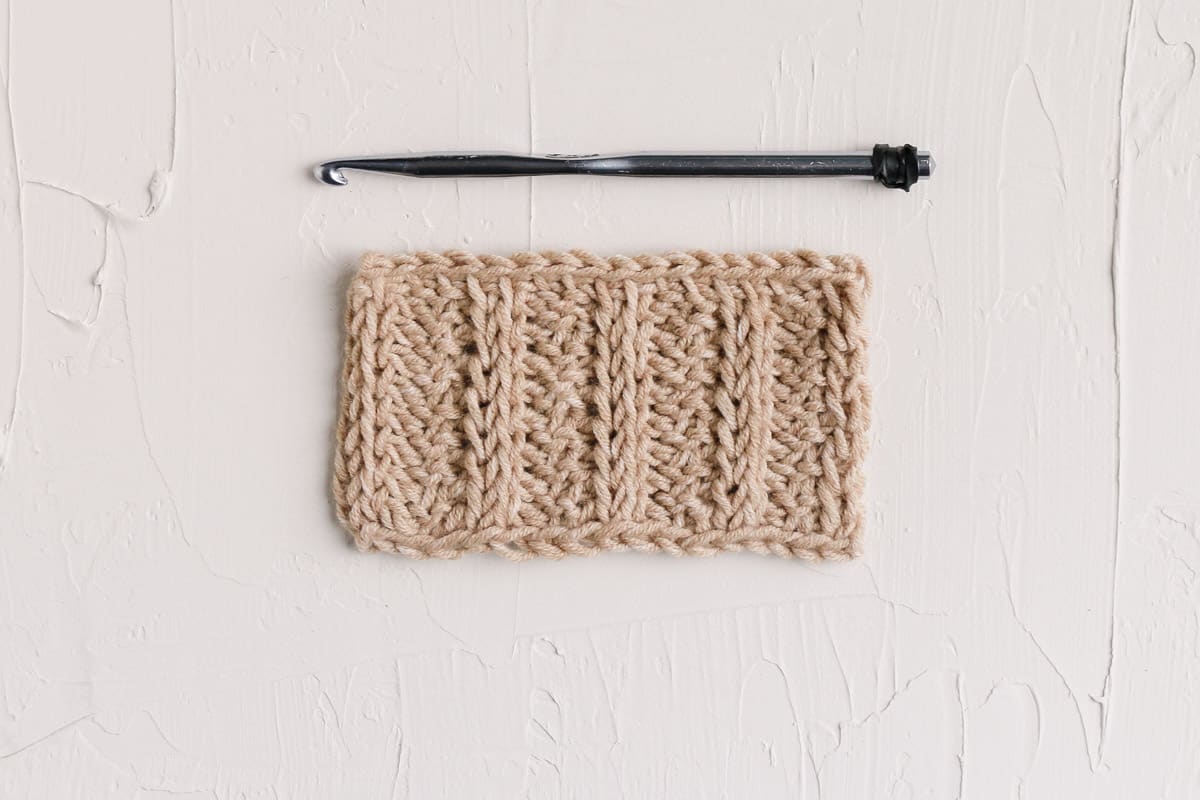 crochet rib stitch