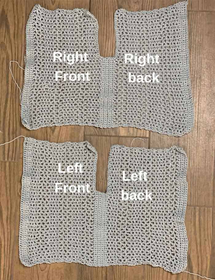 Free crochet pattern and tutorial on how to make a cropped crochet sweater. (Beginner friendly!)