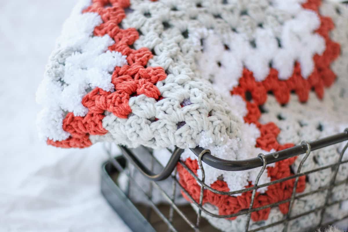 Done in a Weekend Quick Free Crochet Baby Blanket Pattern » Make