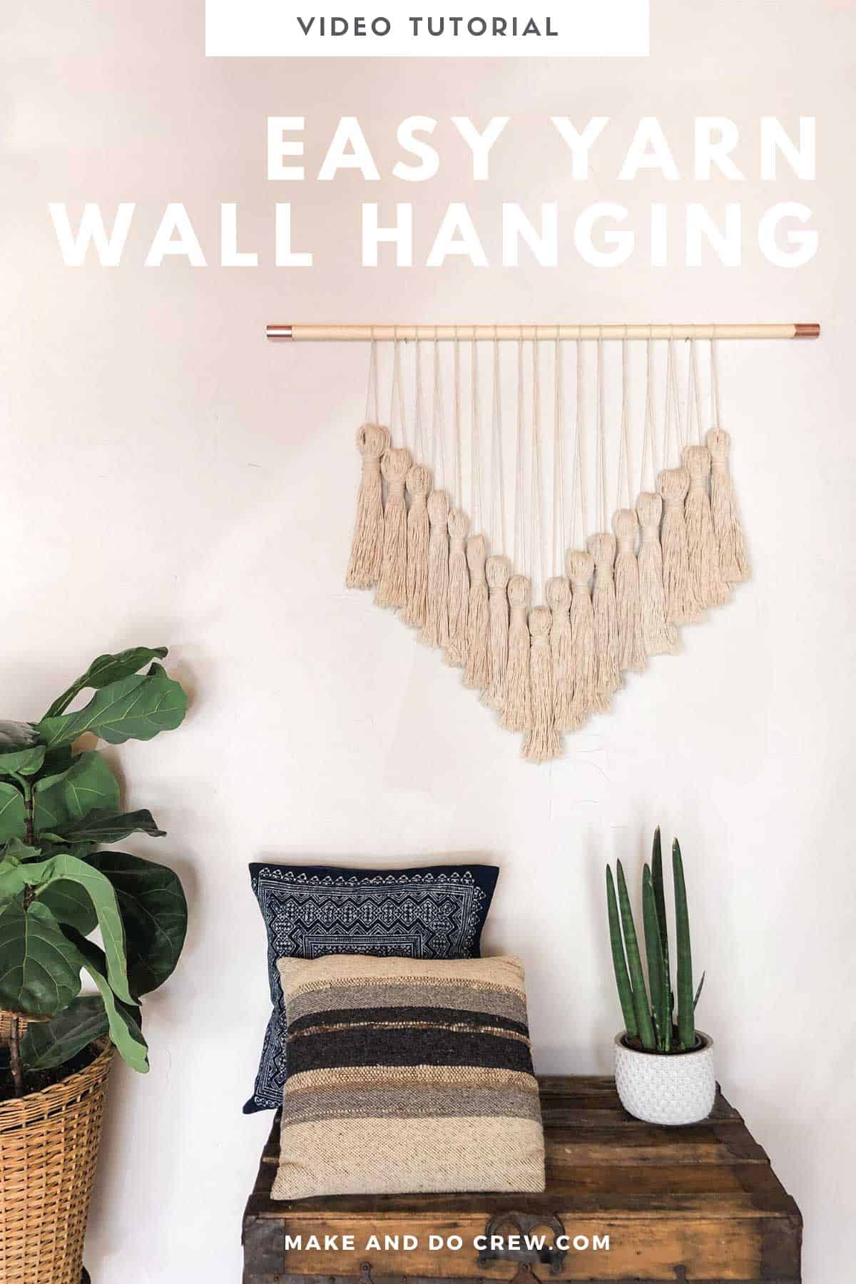 Boho wall hanging discount diy