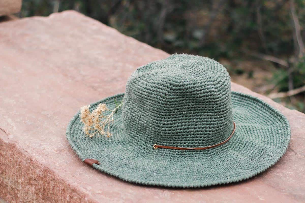 Crochet mens best sale fedora hat pattern