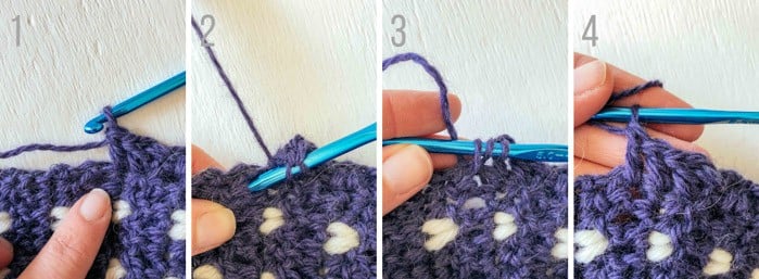 step by step tutorial on how to add sleeves to a crochet sweater