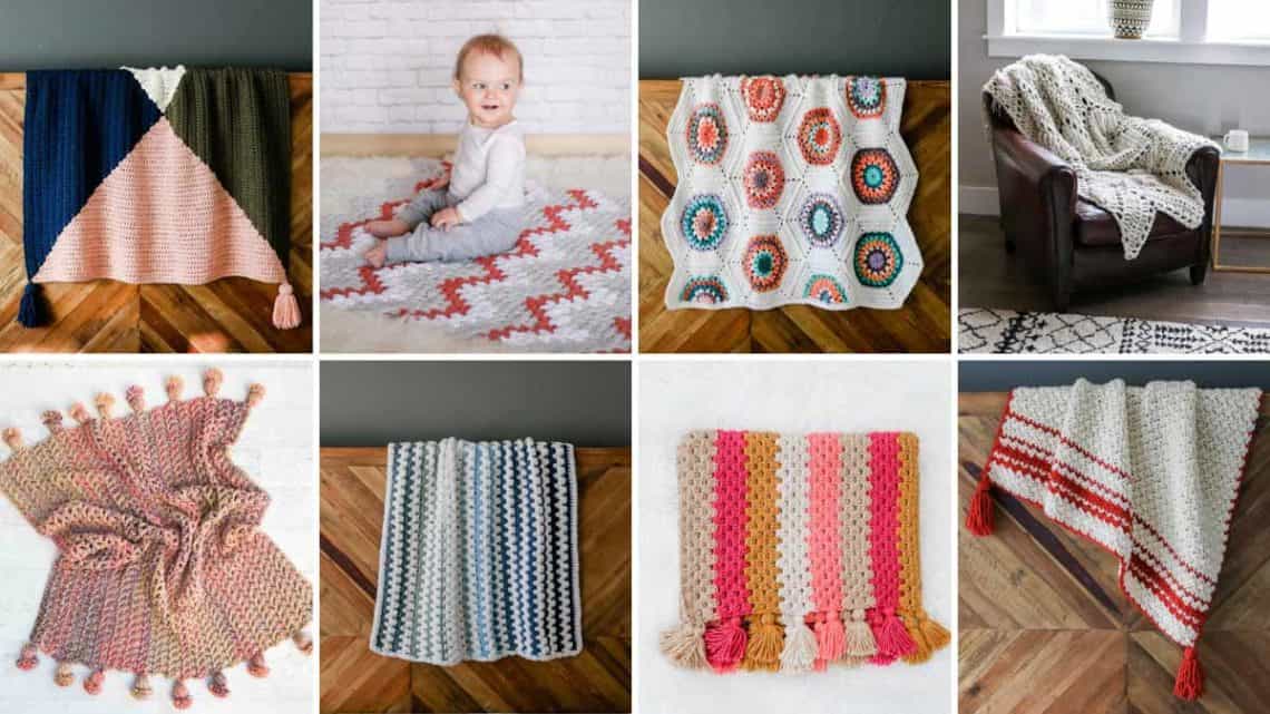 Detailed, Modern Crochet Blanket Tutorial + Free Pattern » Make & Do Crew