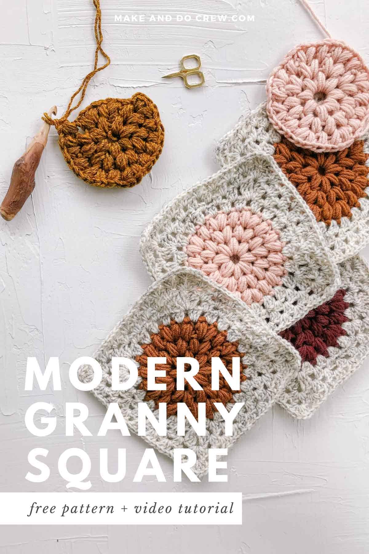 How to Turn a Crochet Circle into a Granny Square » Make & Do Crew