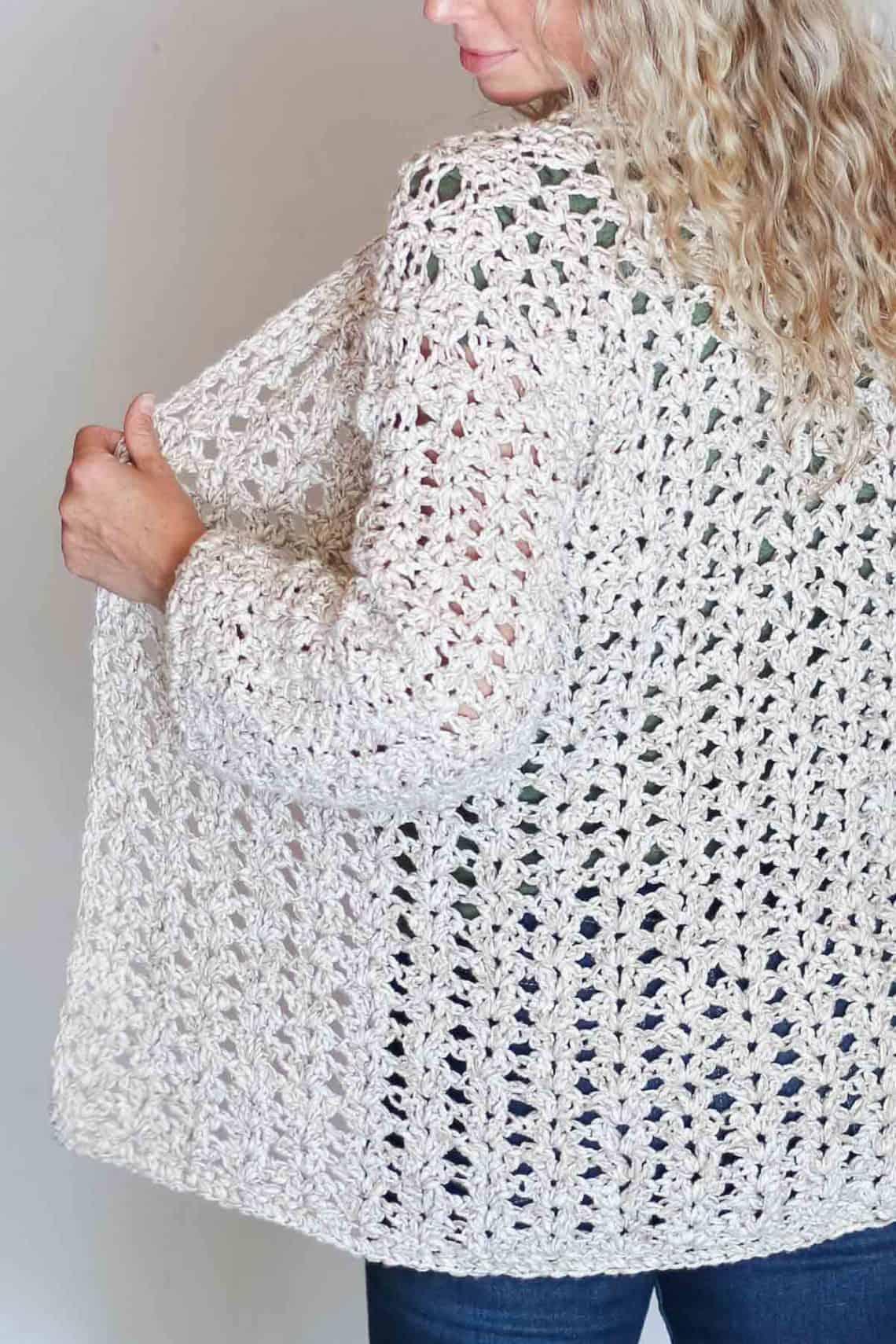 Simple Crochet Jacket - Free Pattern » Make & Do Crew