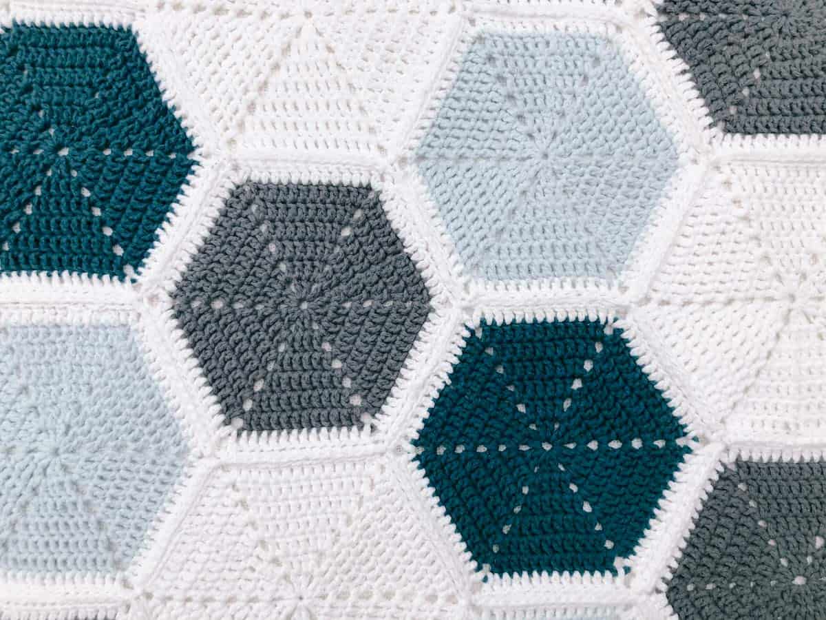 How to Join Crochet Hexagons as You Go » Make & Do Crew