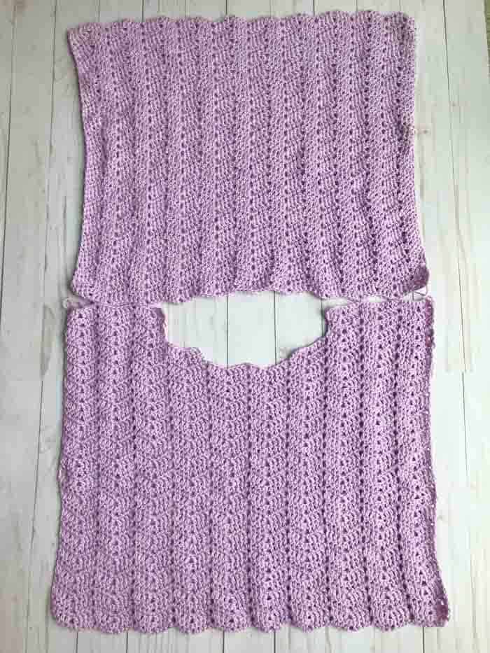 Free pattern for a crochet summer top.
