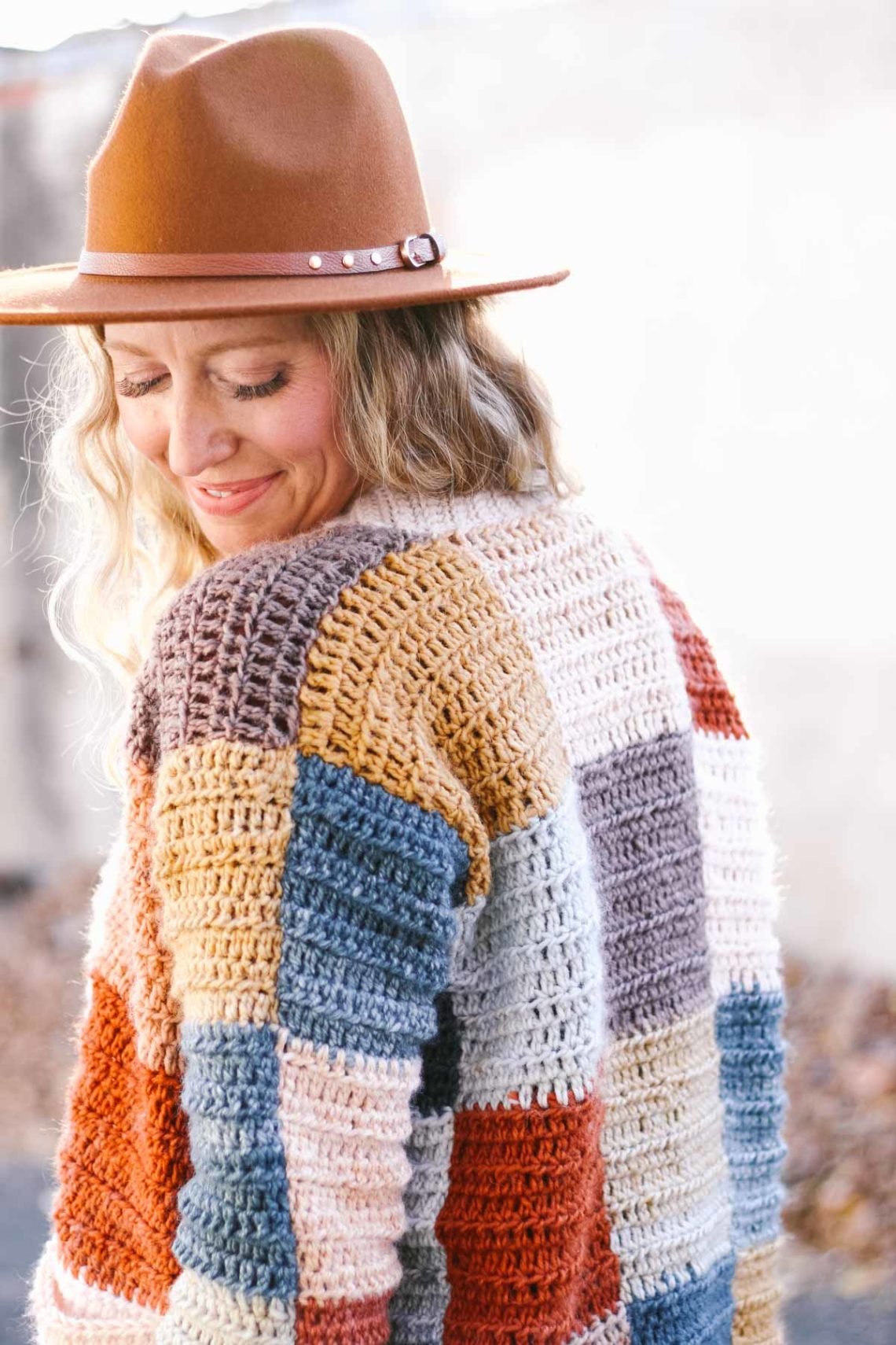 Knitting Patch Cardigan Crochet Crochet Cardigan Patchwork