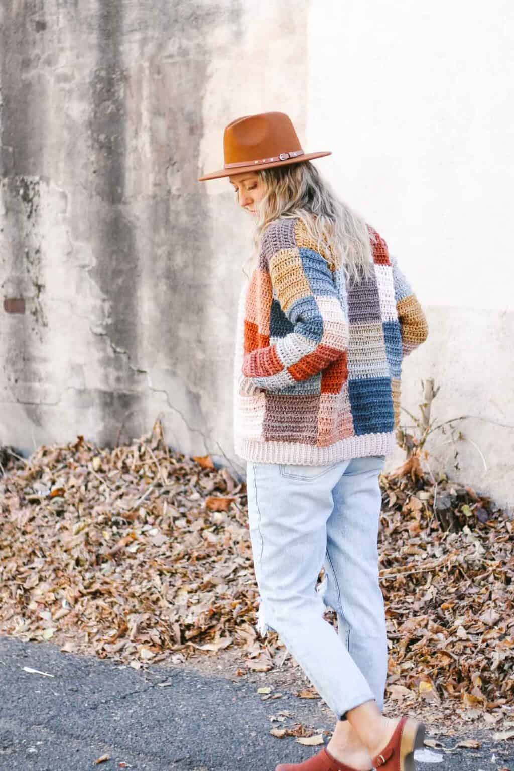 Crochet Patchwork Cardigan Free Pattern + Tutorial