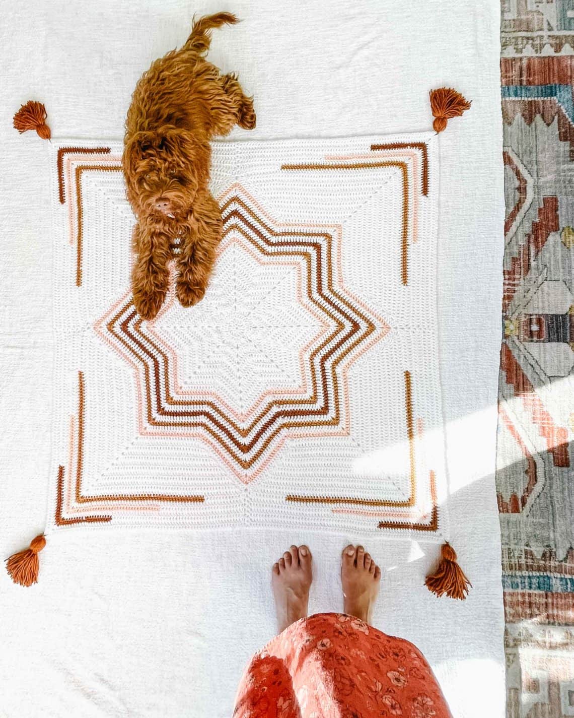 Rising Crochet Star Blanket - Free Pattern - Part 1 » Make & Do Crew