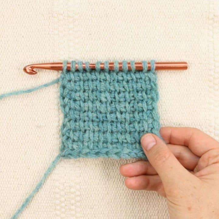 52 Tunisian Crochet Stitches to Make an Afghan Stitch Sampler See more