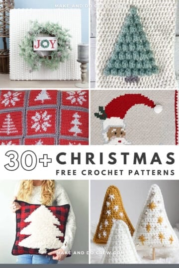 35 Best Free Christmas Crochet Patterns to Make This Year » Make & Do Crew