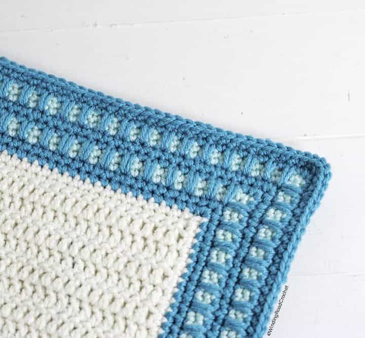 Free crochet edging best sale patterns for receiving blankets