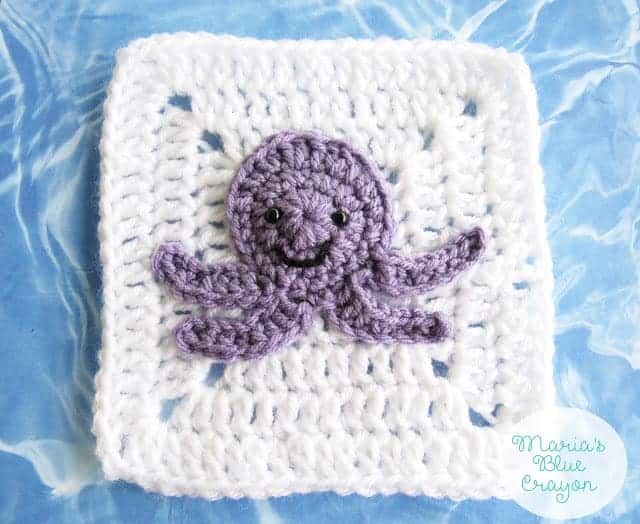 An octopus granny square pattern.