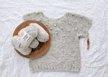 Crochet Crew Neck Sweater