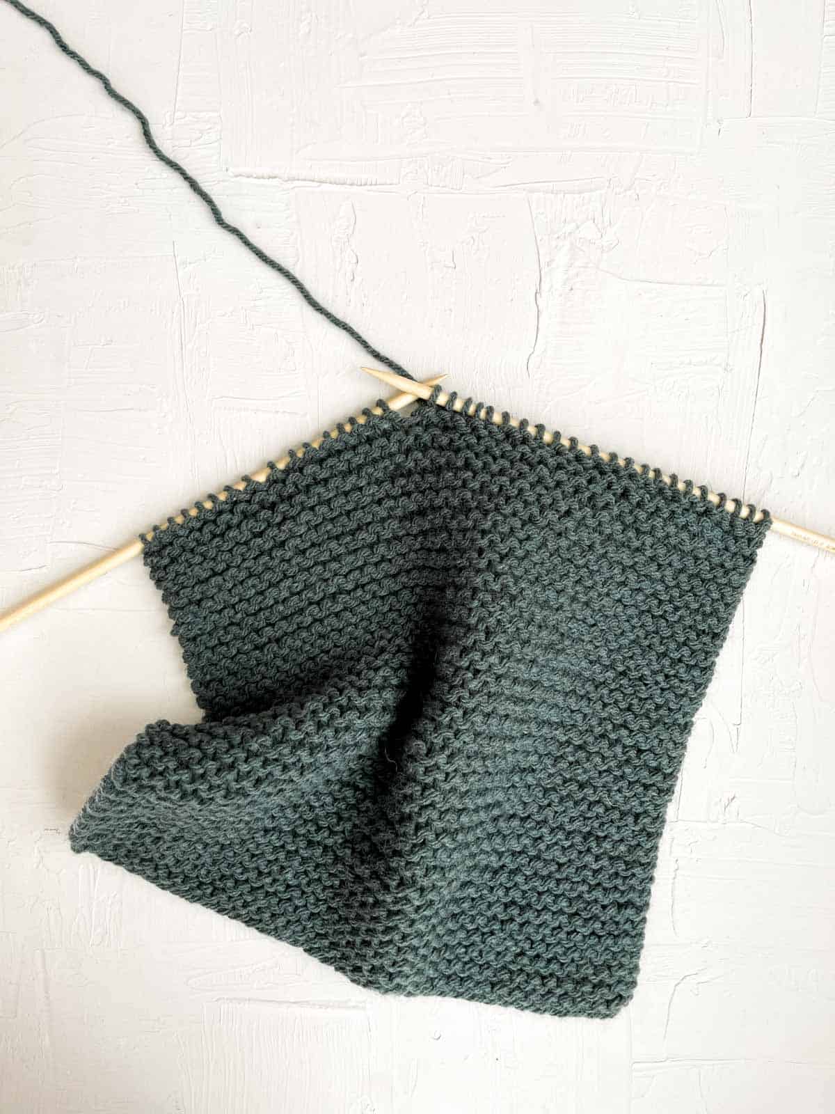 Learn how to shop knit a blanket