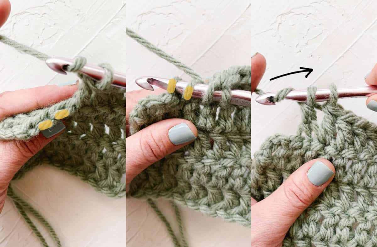 How to make an invisible double crochet decrease.