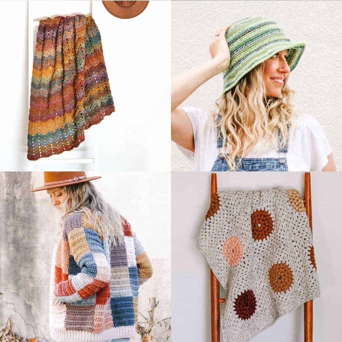 Adjustable Crochet Cropped Cardigan - Free Pattern