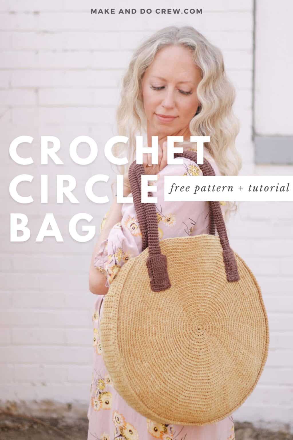 Chest Rounded Bag Pattern Easy Round Crochet Bag - Free Pattern + Tutorial