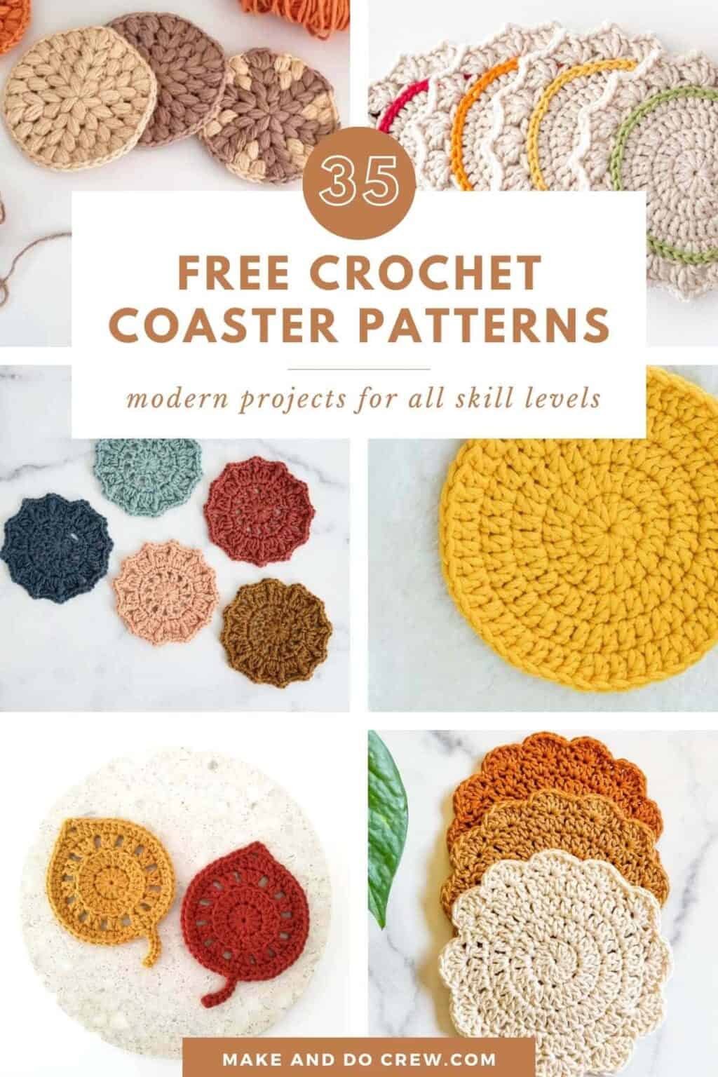 Crochet Coasters: 35+ Fast and Unique Free Patterns