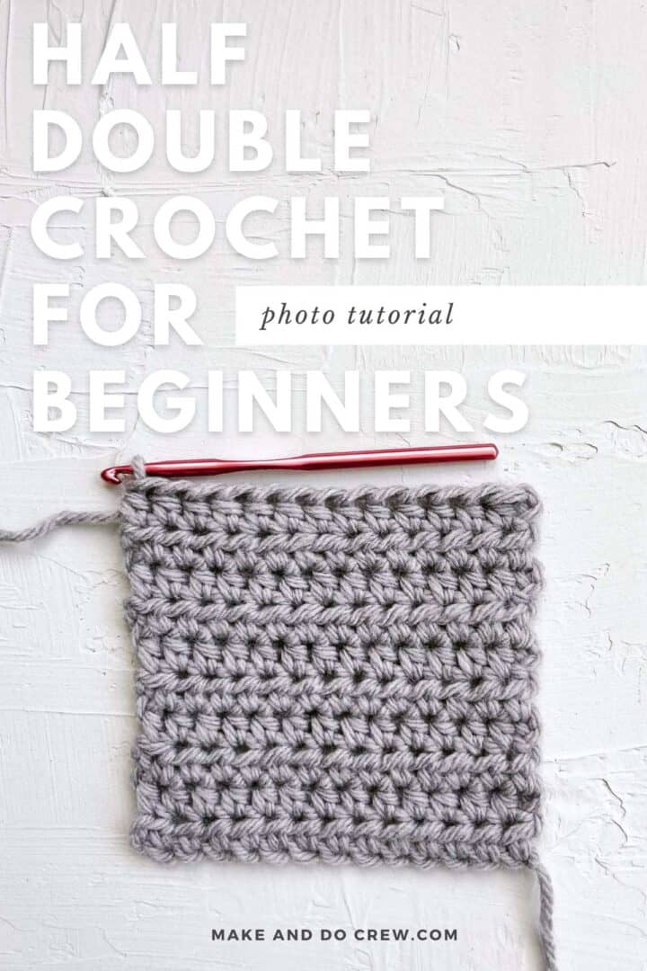 How to Half Double Crochet Stitch (HDC) for Beginners