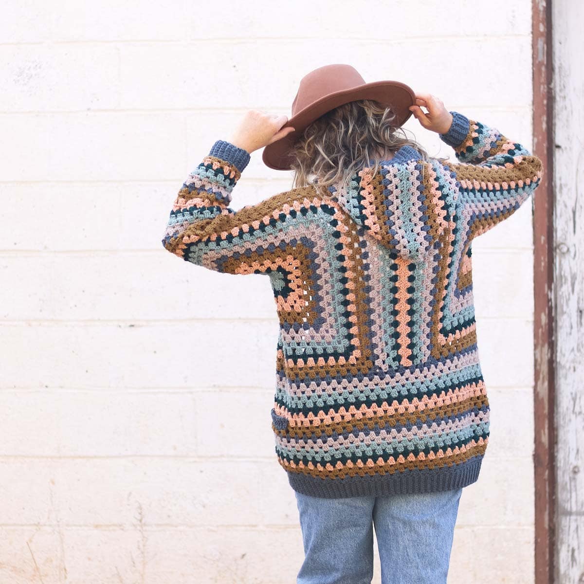 Crochet on sale back cardigan