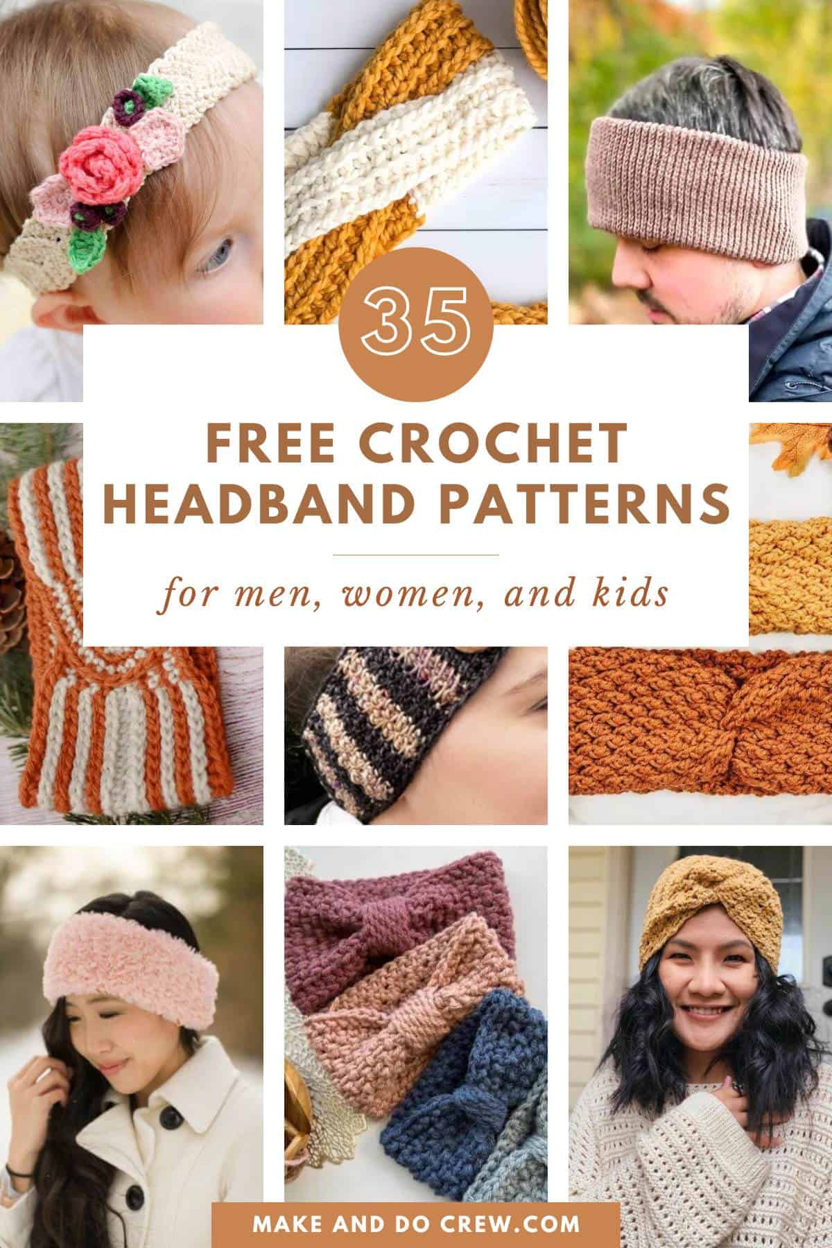 35 Easy and Fast Free Crochet Headband Patterns