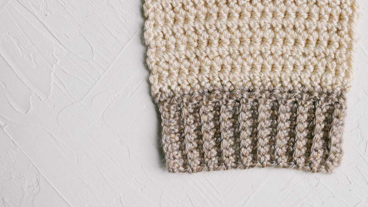 Crochet Ribbing, How to Crochet Rib Made Easy