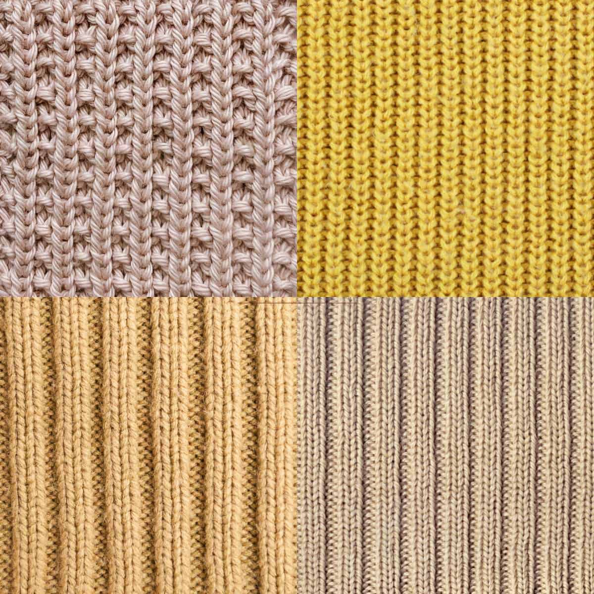 How To Knit Rib Stitch Patterns (1x1 and 2x2 ribbing)