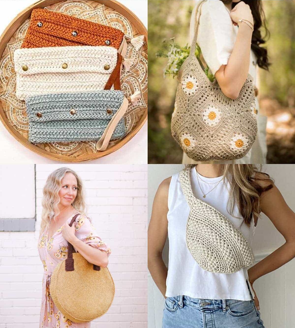 Unique bag, elegant knitted purse bag, gifts, bach bag, summer bag, top handle bag, mothers day gift sold for her.