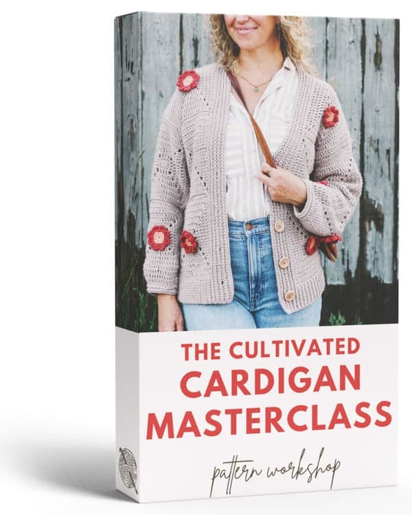 A mockup of the Cultivated Cardi Masterclass course e-book.
