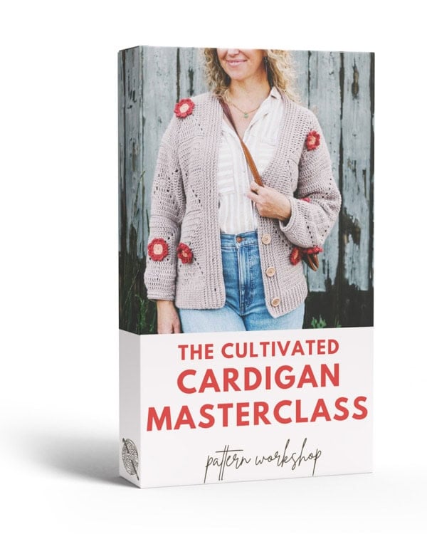 A mockup of the Cultivated Cardi Masterclass course e-book.
