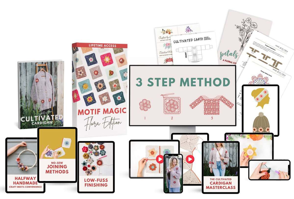 Some of the lessons included in Motif Magic by Make & Do Crew.