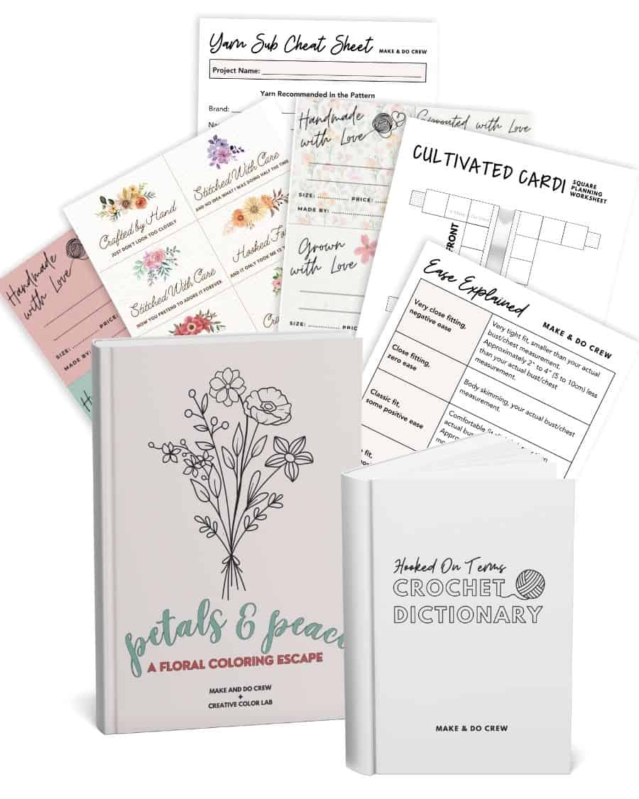 A mockup of the printable downloads.
