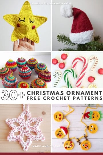 30+ Best Crochet Christmas Ornament Patterns 🎄 Make & Do Crew